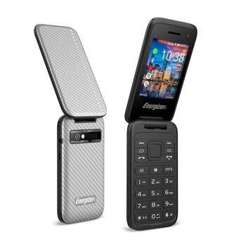 Energizer E282SC - Telefon 512MB RAM 4GB 2,8" 4G Dual Sim EU (stříbrný)