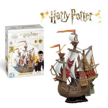 Harry Potter - 3D puzzle 207 dílků v dekorativní krabičce (loď Durmstrang)