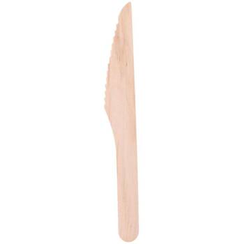 Cuisine Elegance - Wooden disposable knives 12 pcs.