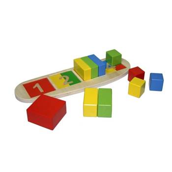 Top Bright - Wooden puzzle for learning shapes and numbers
