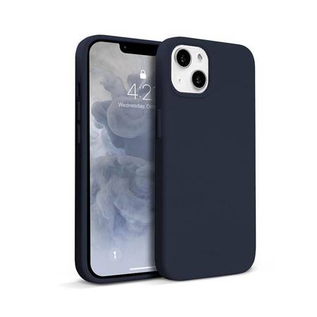 Crong Color Cover Silicone Case for iPhone 13 (Navy Blue)