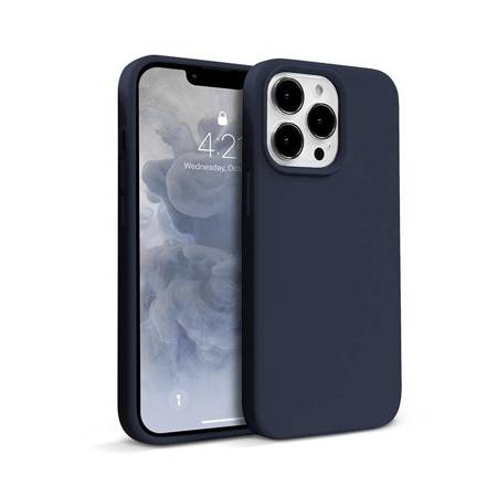 Crong Color Cover Silicone Case for iPhone 13 Pro (Navy Blue)