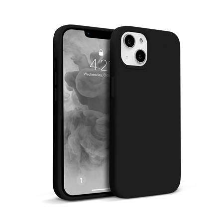 Crong Color Cover Silicone Case for iPhone 13 mini (Black)