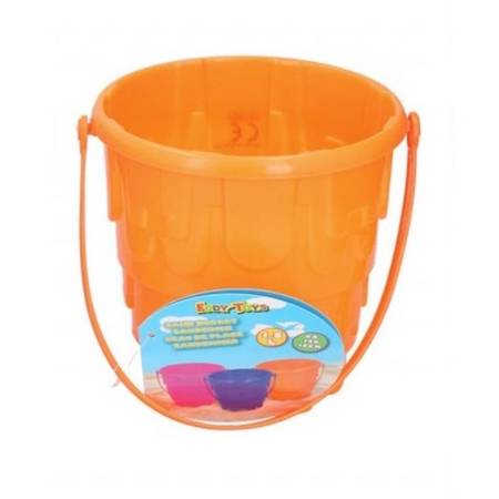 Eddy toys - Sand bucket Castle 15cm (Orange)