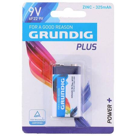 Grundig - 6F22 9V 325mAh zinc battery
