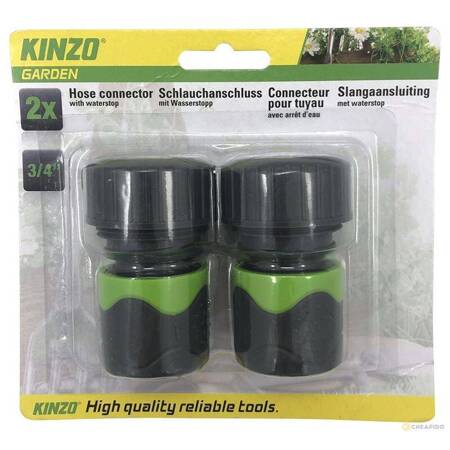 Kinzo - Garden hose connectors 3/4 2pcs.