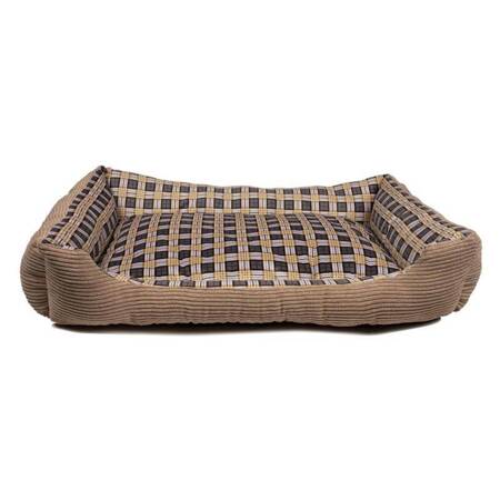 Soft couch bed for dog 90 x 70 x 20 cm roz. XL (beige)