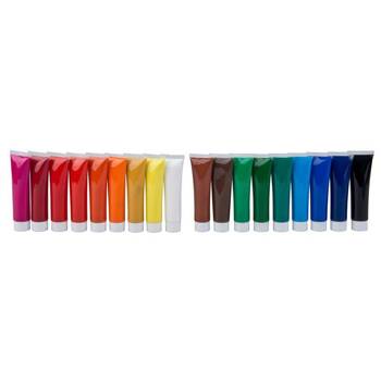 Artist & Co - Set von Acrylfarben in 36 ml Tuben 18 Farben