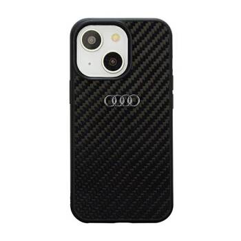 Audi Carbon Fiber - iPhone 14 Tasche (Schwarz)