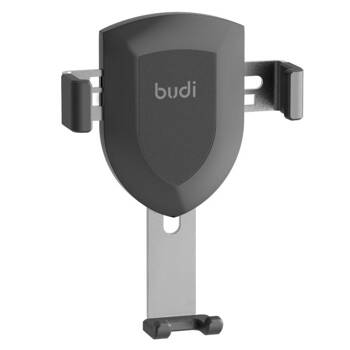 Budi - Autoschwerkrafthalter für Kühlergrill, Breite 57-83 mm (Schwarz)
