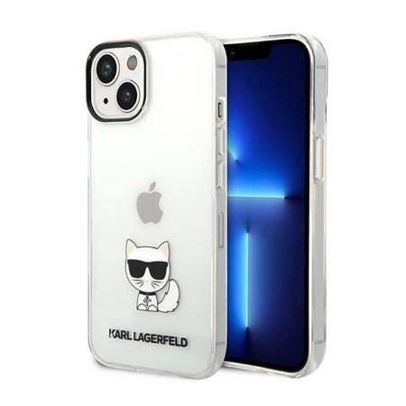 Karl Lagerfeld Choupette Body - iPhone 14 Plus Hülle (Transparent)