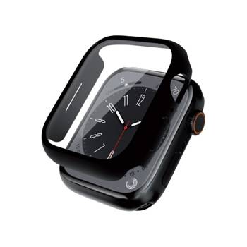 Crong Hybrid Watch Case - Etui ze szkłem Apple Watch 44mm (Black)